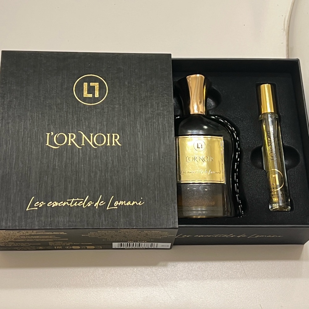 L'Or Noir Perfume Set - Gold